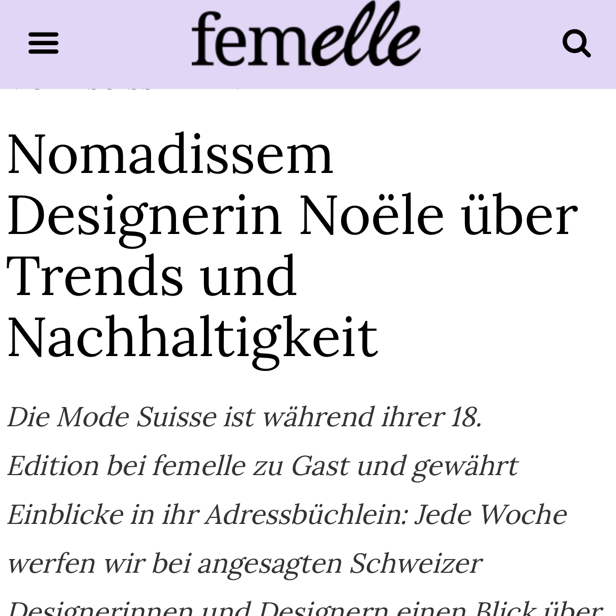 FEMELLE