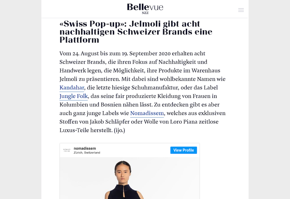 NZZ BELLEVUE